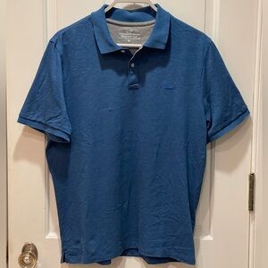 Vineyard Vines Mens Edgartown Blue Polo Shirt Size M Cotton Blend